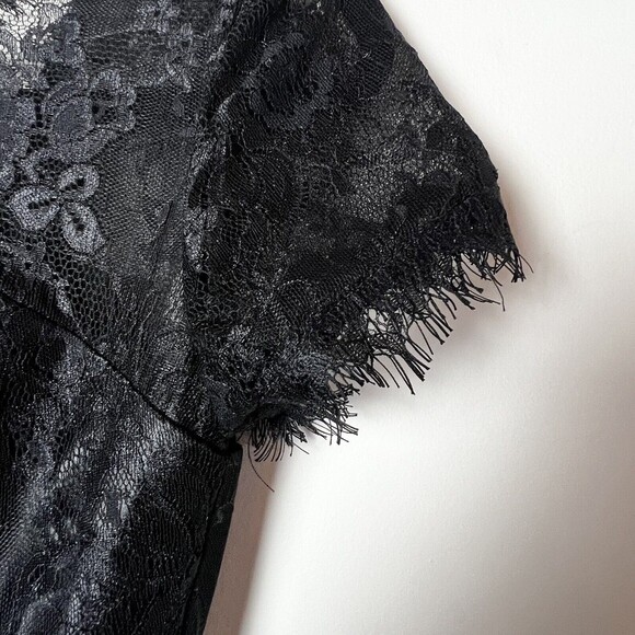 Grace Karin Black Lace Tea Length Dress Women’s 8 - Picture 4 of 11